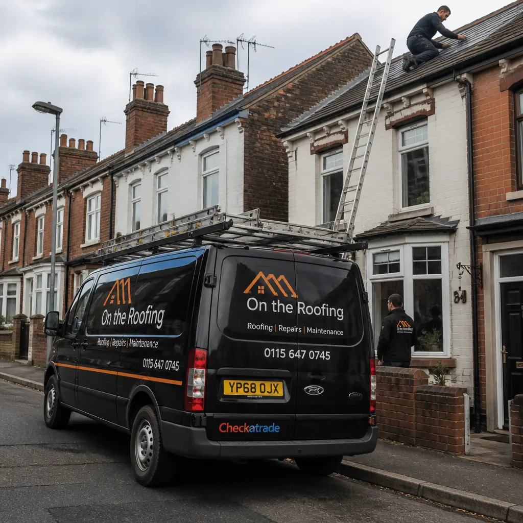 On the Roofing business visual