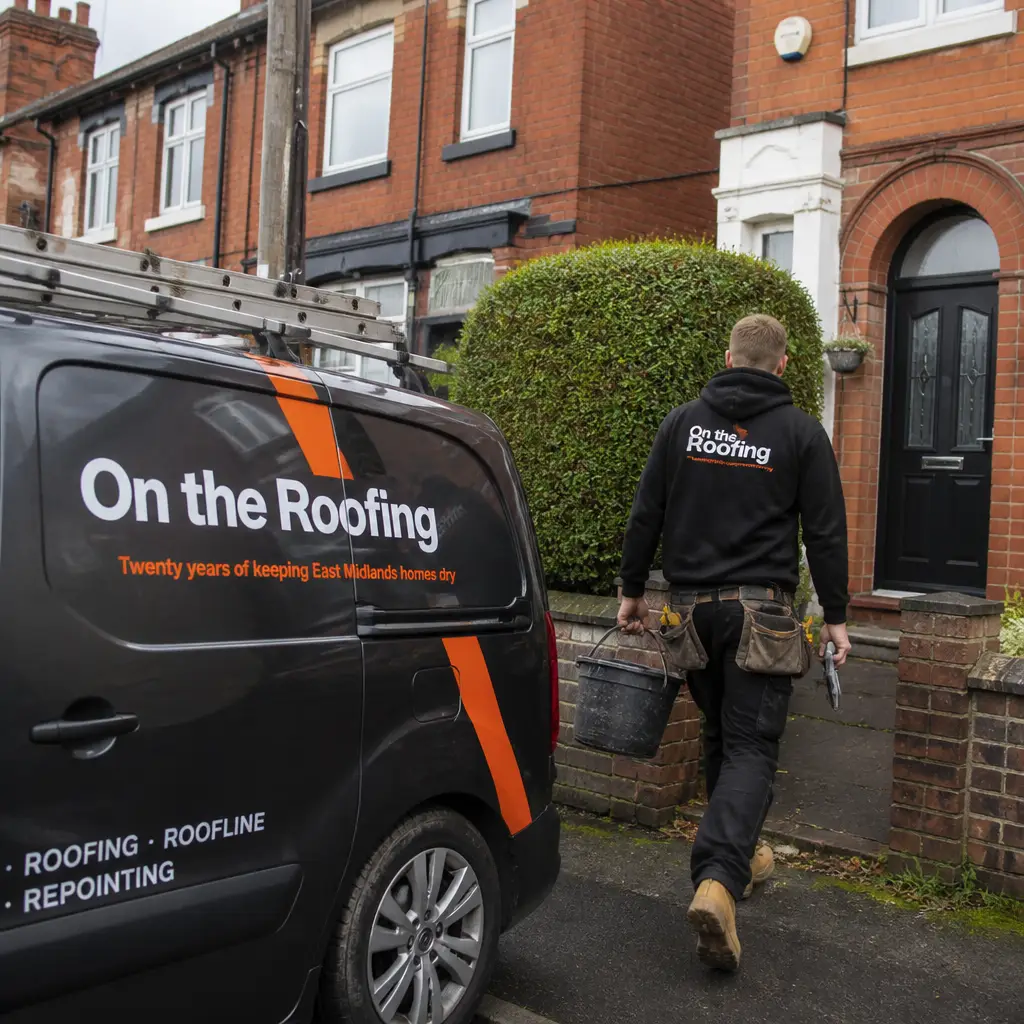 On the Roofing editorial visual
