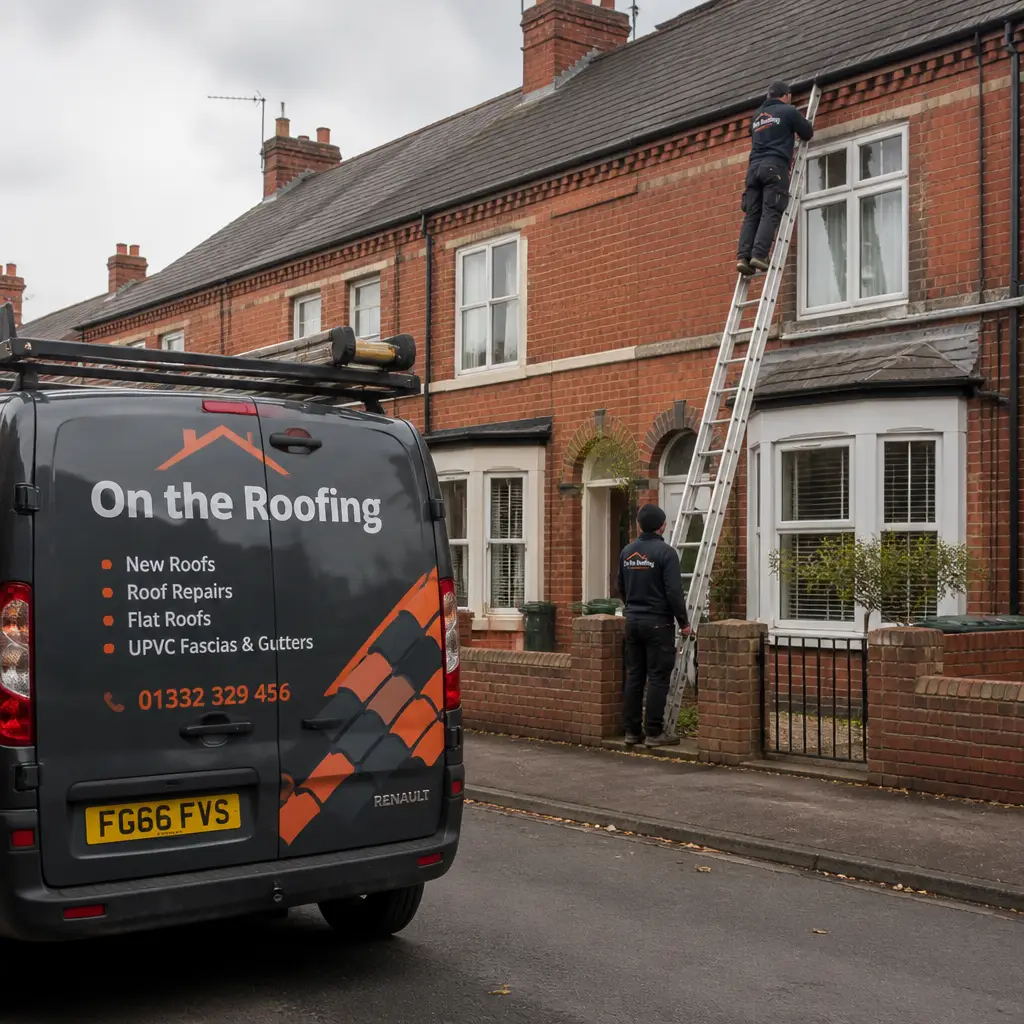 On the Roofing editorial visual