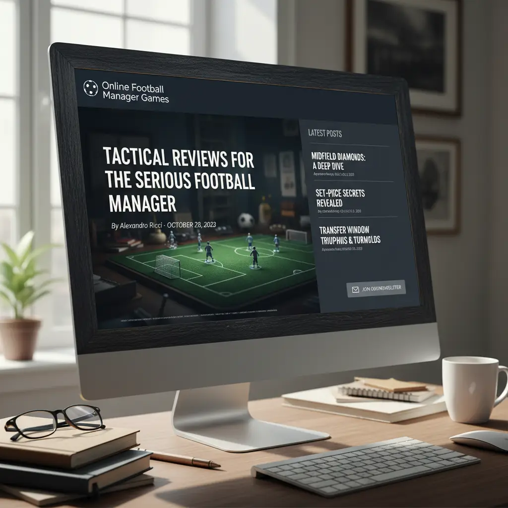 Online Football Manager Games business visual