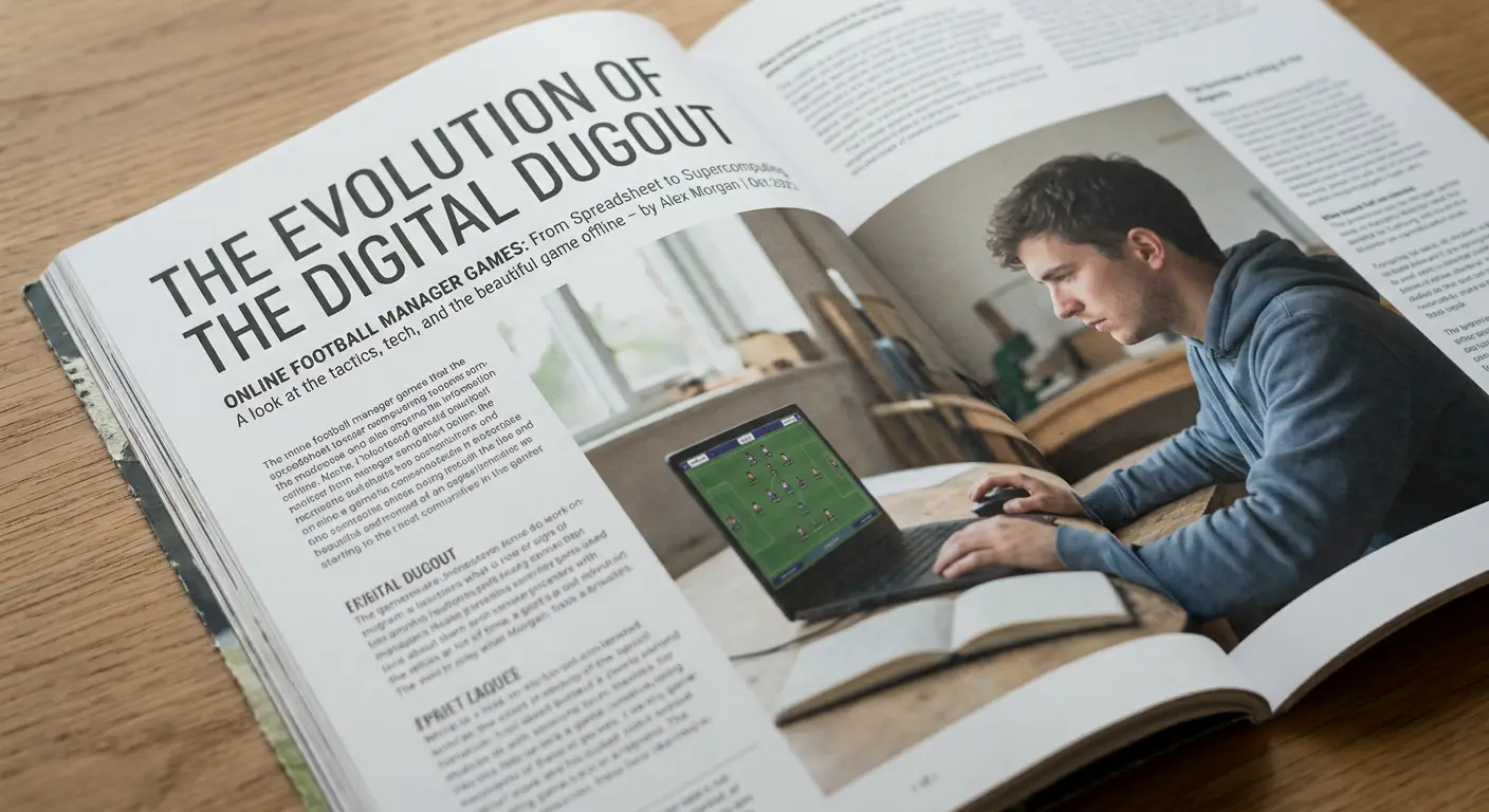 Online Football Manager Games editorial visual