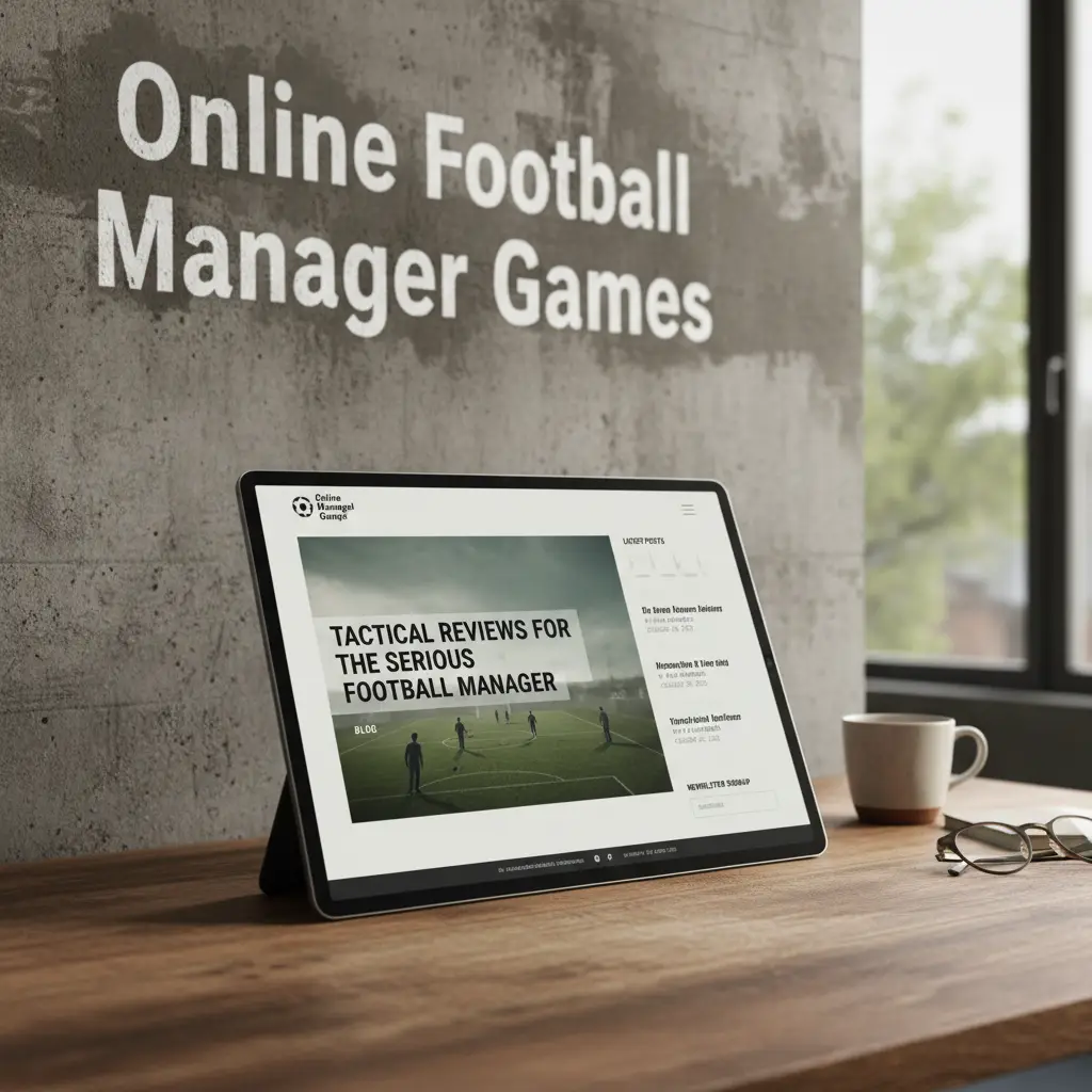 Online Football Manager Games business visual