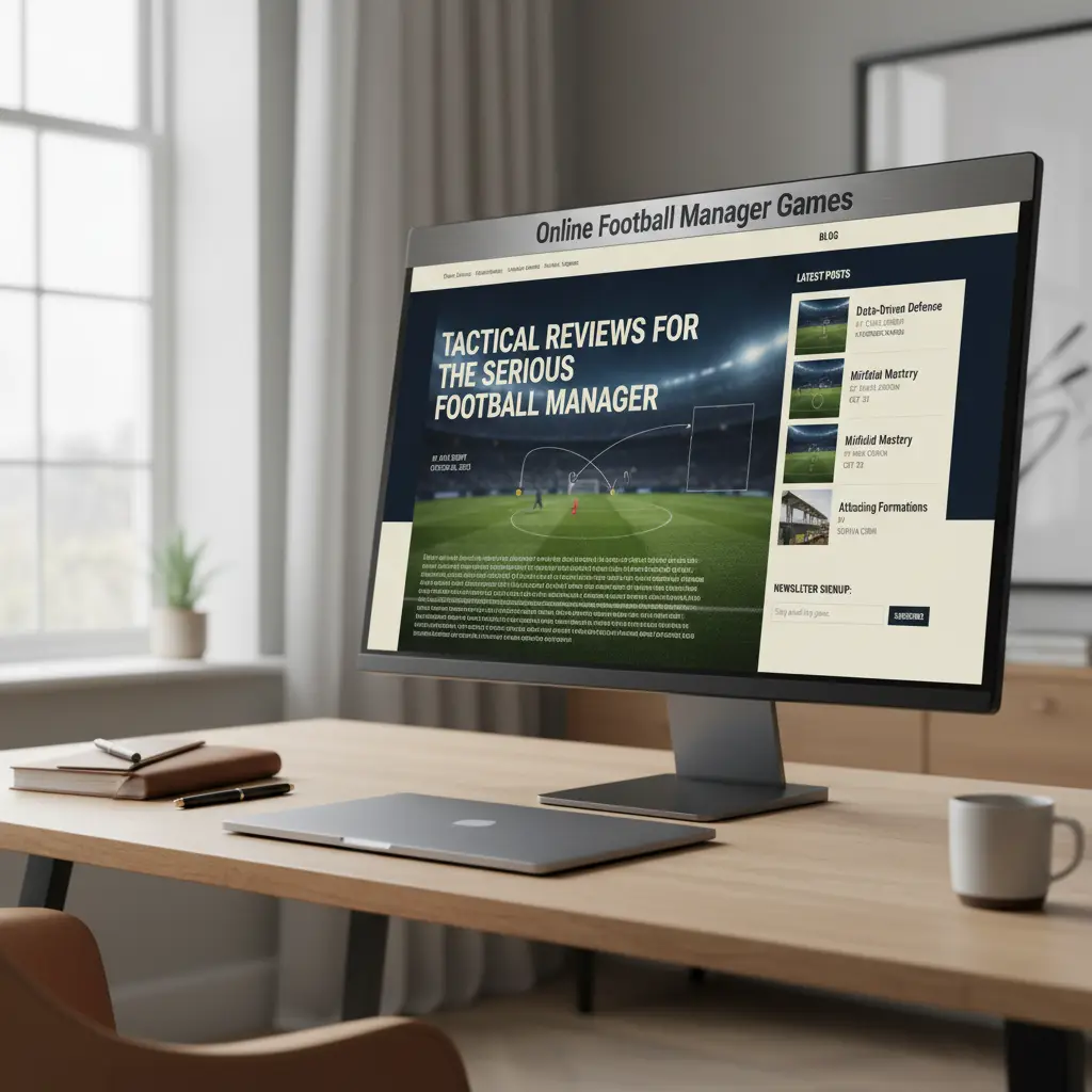 Online Football Manager Games business visual