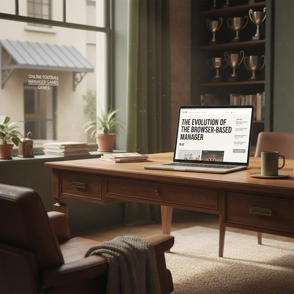 Online Football Manager Games editorial visual